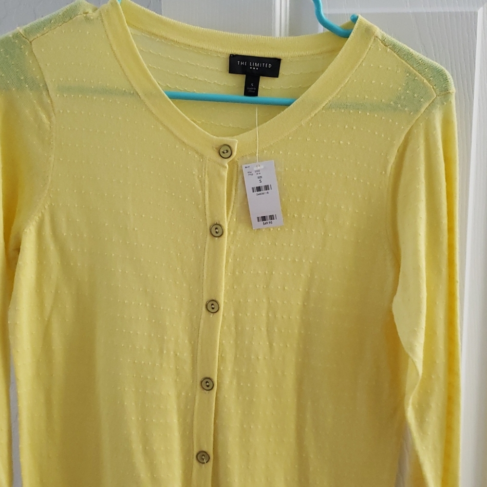 The Limited Yellow cardigan